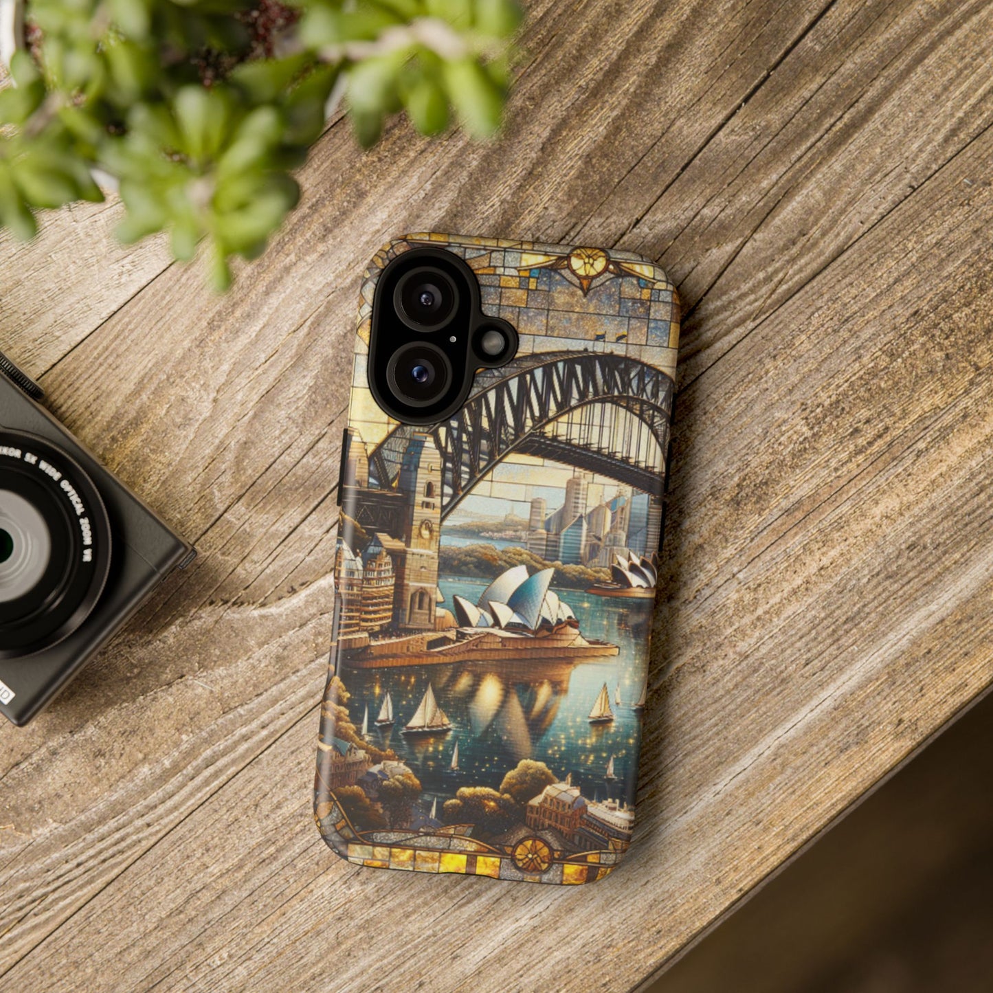 Sydney Mosaic Tough Phone Case - Durable Protection with Scenic Design