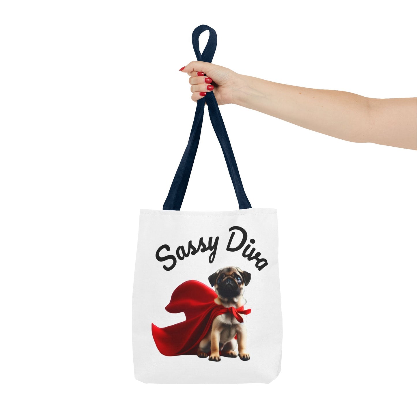 Sassy Diva Tote Bag, Stylish Eco-Friendly Bag, Pet Lover Gift, Dog Mom Accessory, Fun Shopping Bag, Animal Themed Purse