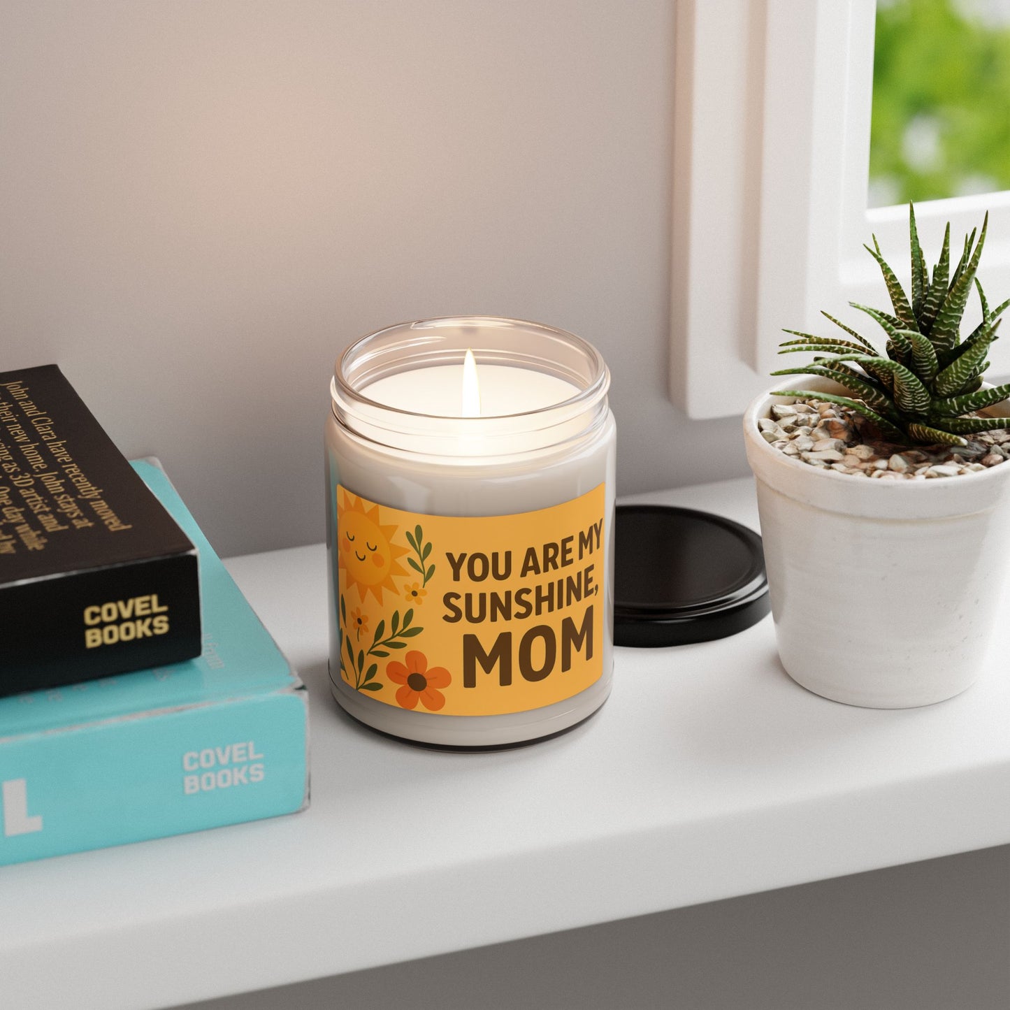 You Are My Sunshine Soy Candle - 9oz Aromatherapy Candle for Moms