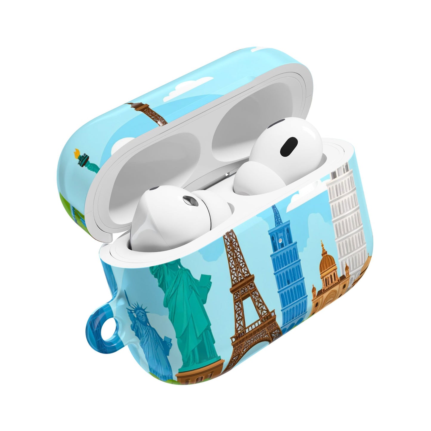Travel-Inspired AirPod Cases - Famous Landmarks Design