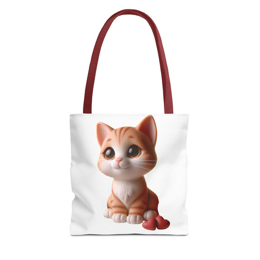 Adorable Cat Tote Bag - Cute Kawaii Design for Cat Lovers