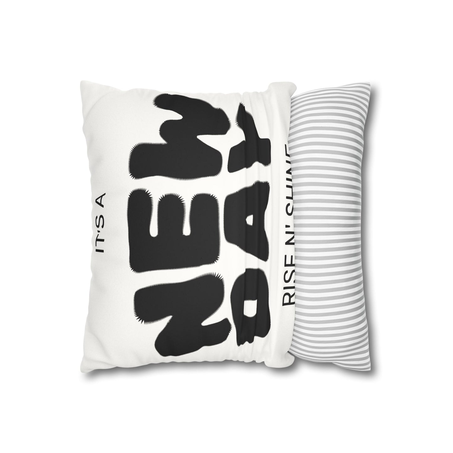 Warm Embrace Faux Suede Pillowcase – Mother and Child Sun Design