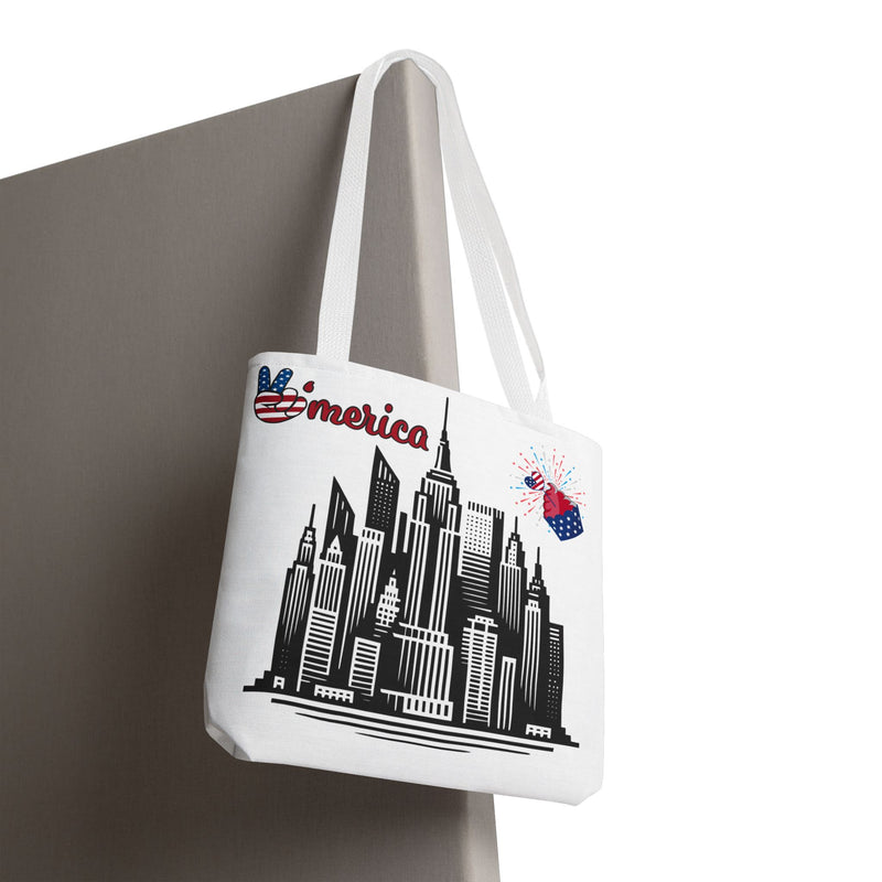 Patriotic NYC Tote Bag - Celebrate America with Style