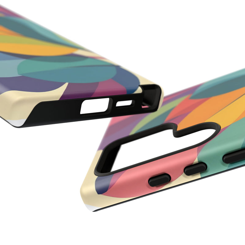 Colorful Leaf Phone Case, Tough TPU Cover, Eco-Friendly Design, Perfect Gift for Nature Lovers, Vibrant Floral Style