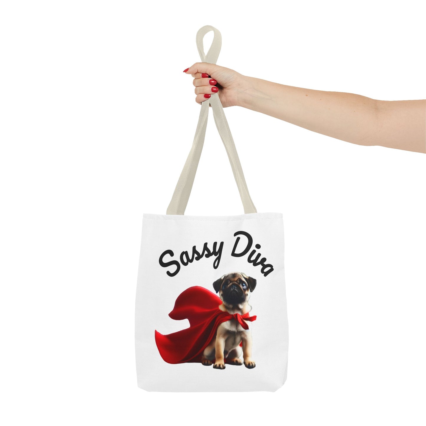 Sassy Diva Tote Bag, Stylish Eco-Friendly Bag, Pet Lover Gift, Dog Mom Accessory, Fun Shopping Bag, Animal Themed Purse