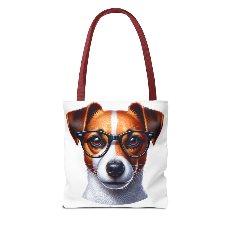 Cool Dog Tote Bag with Glasses - Perfect for Pet Lovers and Everyday Use