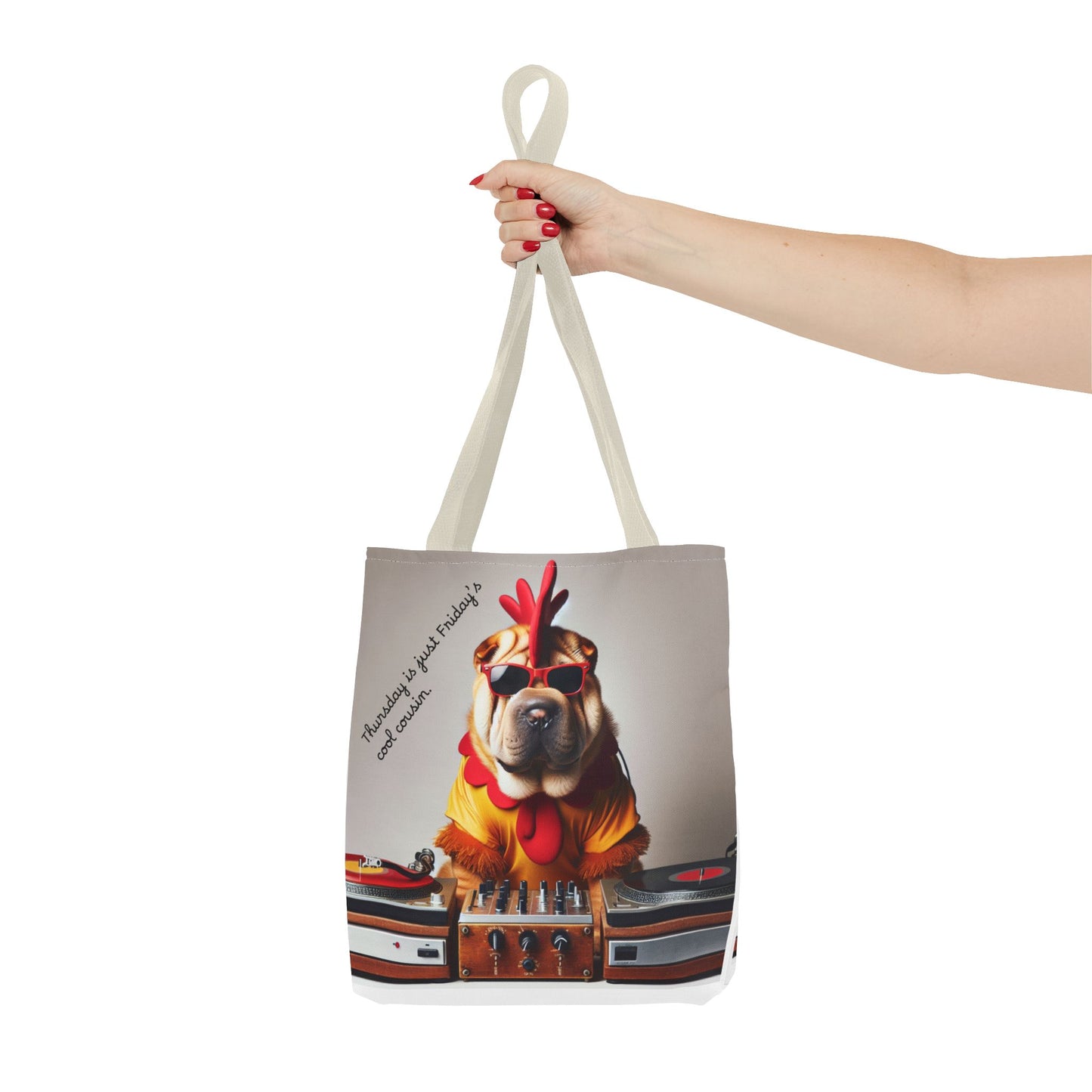 Cool DJ Dog Tote Bag - Perfect for Music Lovers and Pet Owners
