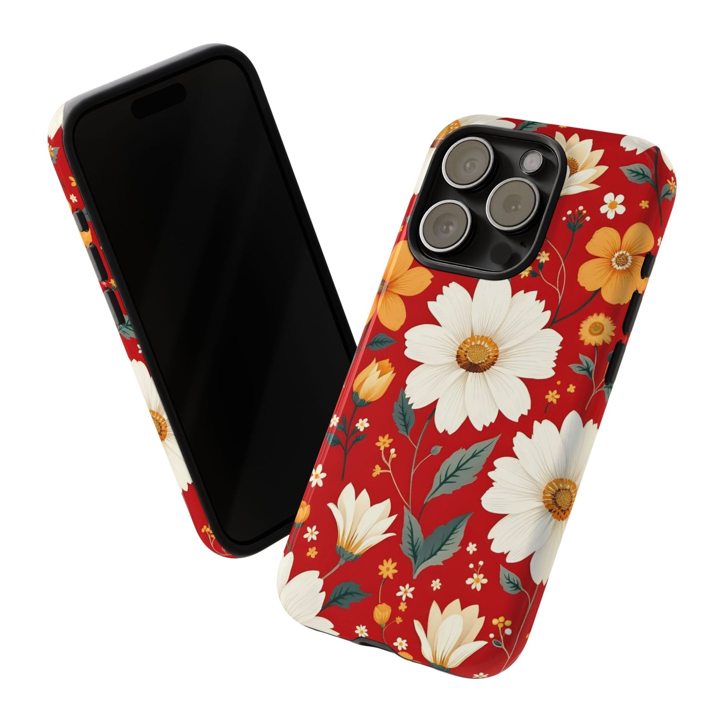 Floral Tough Phone Case | Durable Protection with Vibrant Flowers