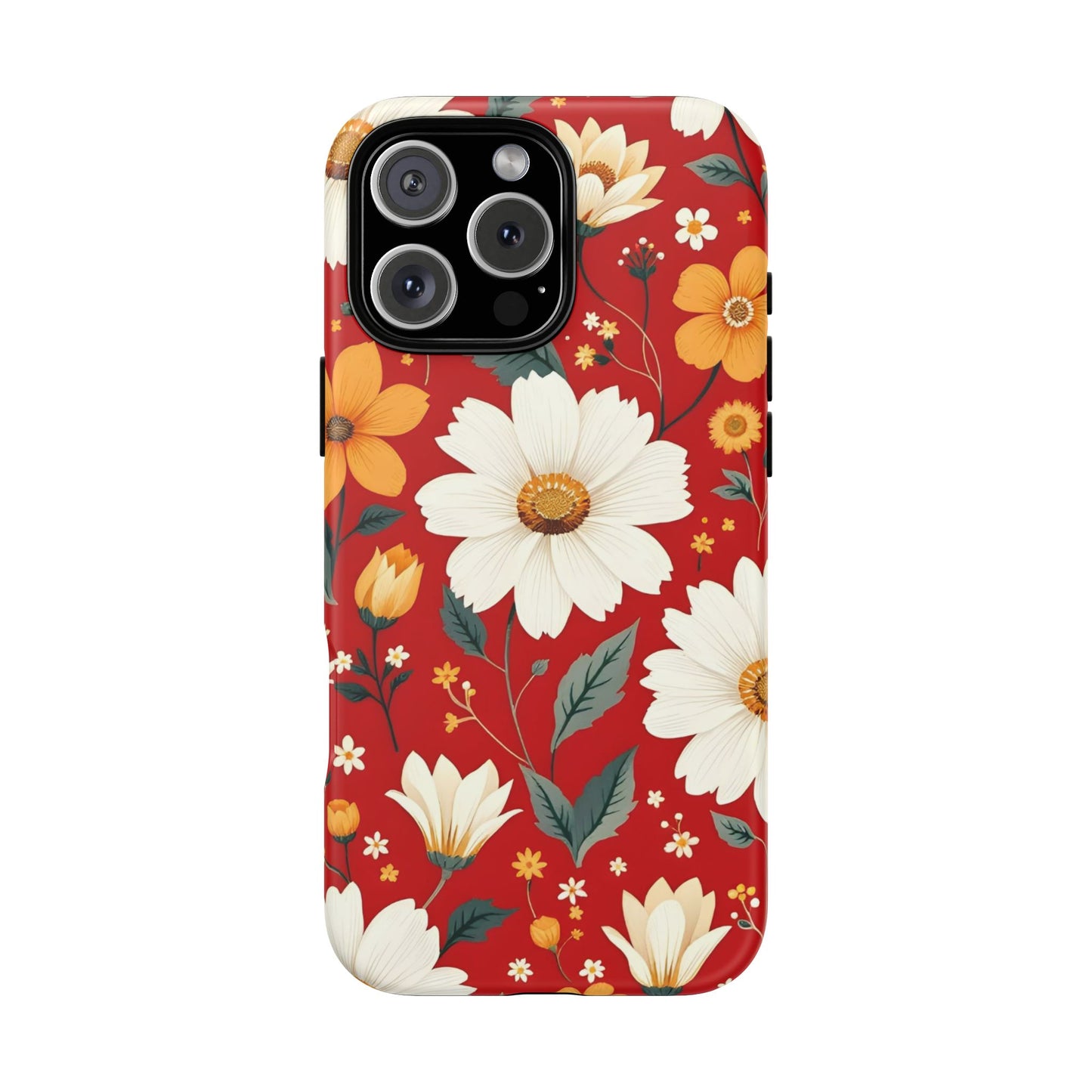 Floral Tough Phone Case | Durable Protection with Vibrant Flowers