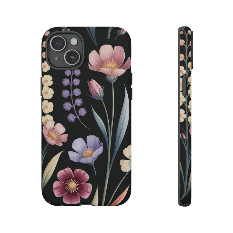 Floral Phone Case - Tough Cases with Elegant Botanical Design