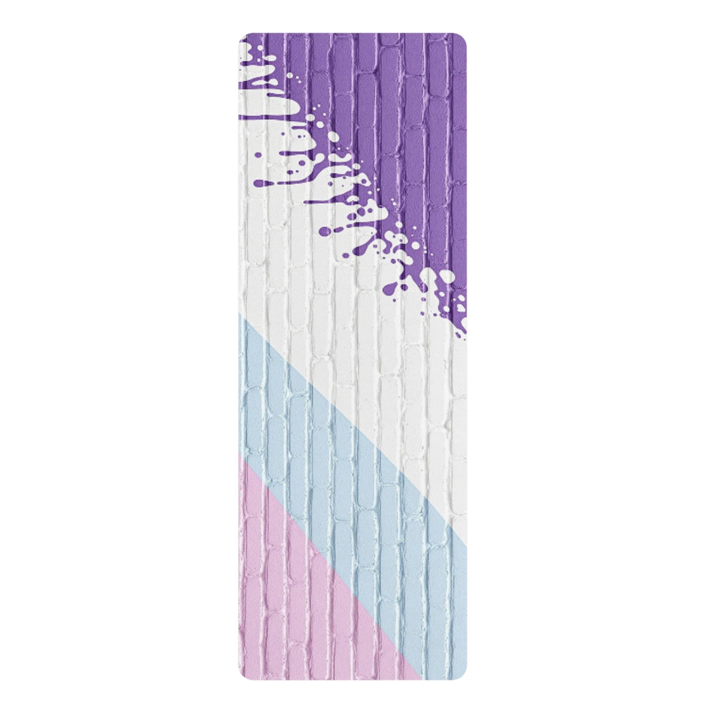 Stylish Rubber Yoga Mat - Non-Slip Exercise Mat with Modern Design