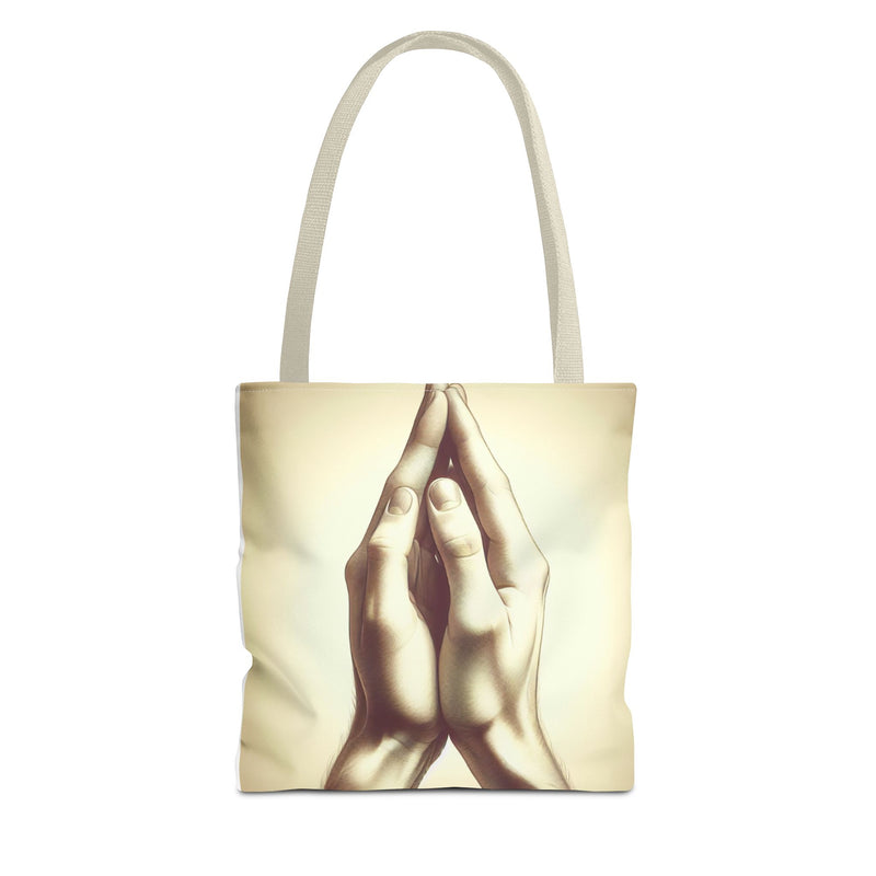 Mindful Hands Tote Bag - Elegant Design for Everyday Use