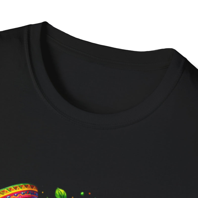 Fiesta Vibes Unisex Softstyle T-Shirt - Colorful Margarita Design