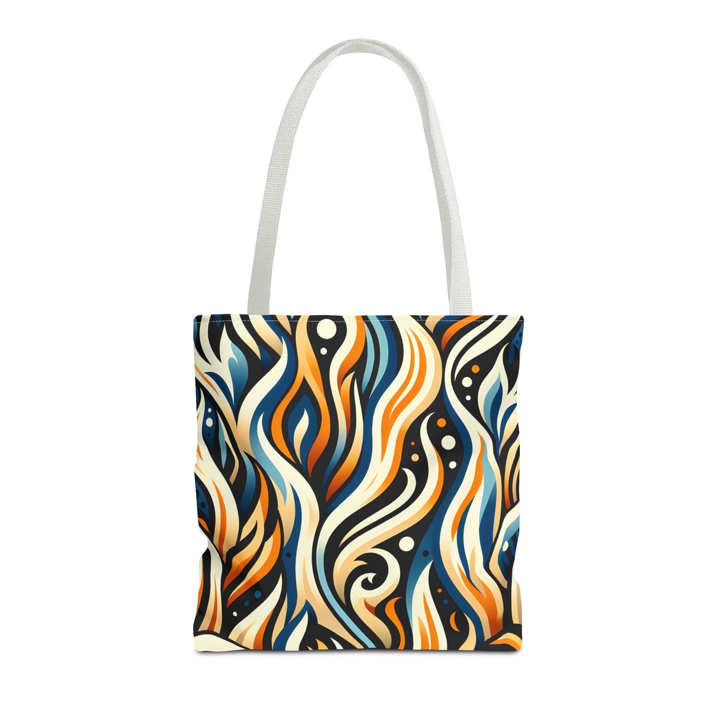 Vibrant Boho Tote Bag - Colorful AOP Design, Beach Essential, Everyday Carry, Gift Idea, Stylish and Functional