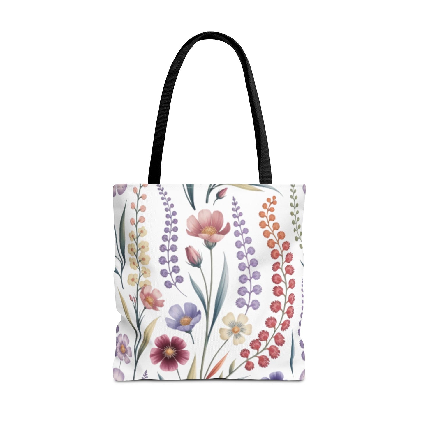 Floral Tote Bag, Stylish Shopping Bag, Reusable Grocery Tote, Summer Outing Purse, Eco-Friendly Gift, Flower Pattern Accessory