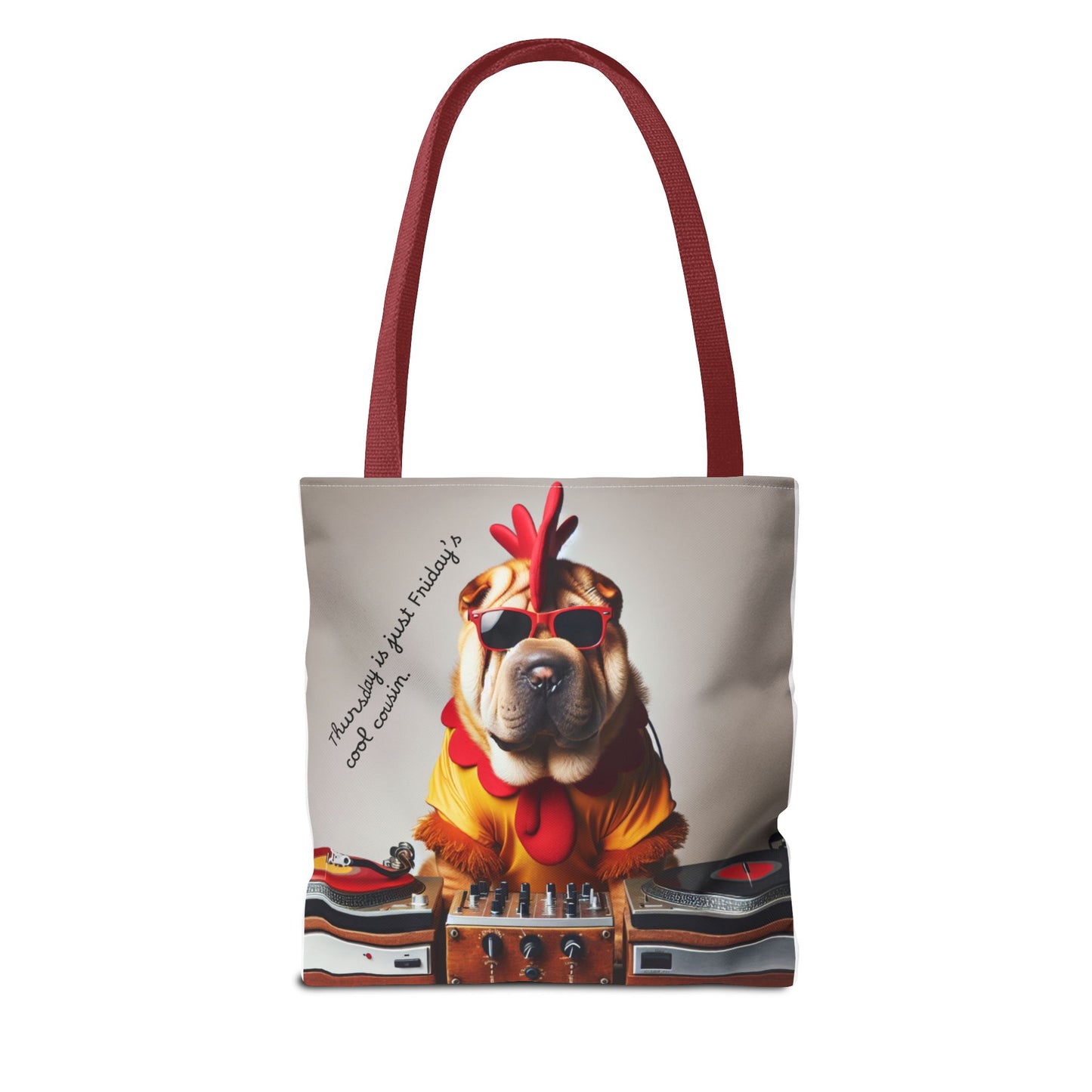 Cool DJ Dog Tote Bag - Perfect for Music Lovers and Pet Owners