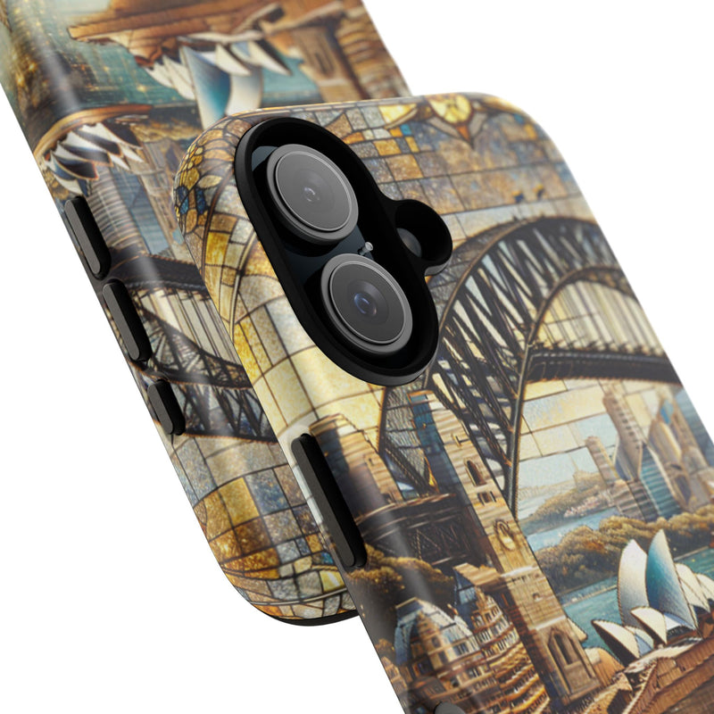 Sydney Mosaic Tough Phone Case - Durable Protection with Scenic Design
