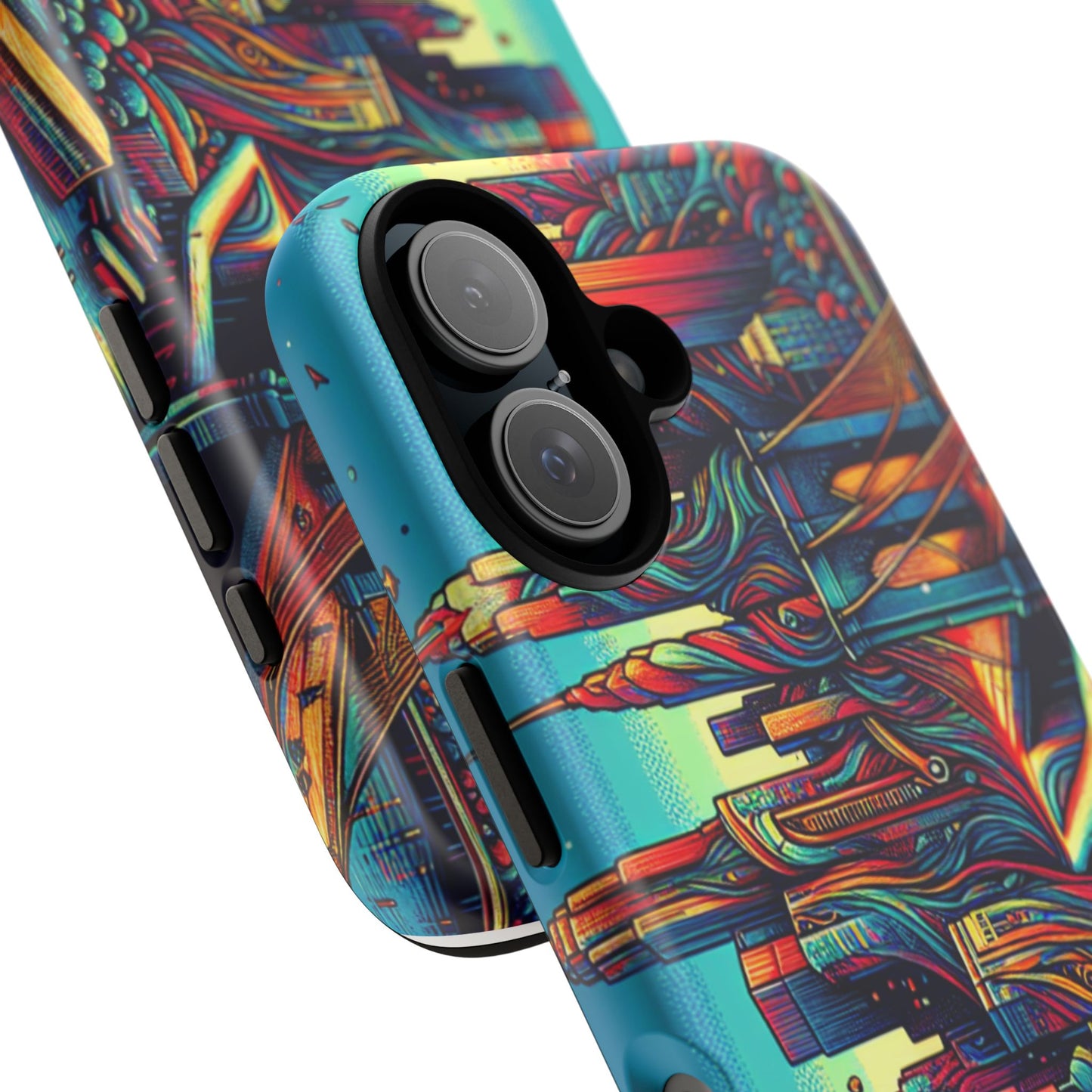 Artistic Phone Case - Vibrant NYC Design for Urban Enthusiasts