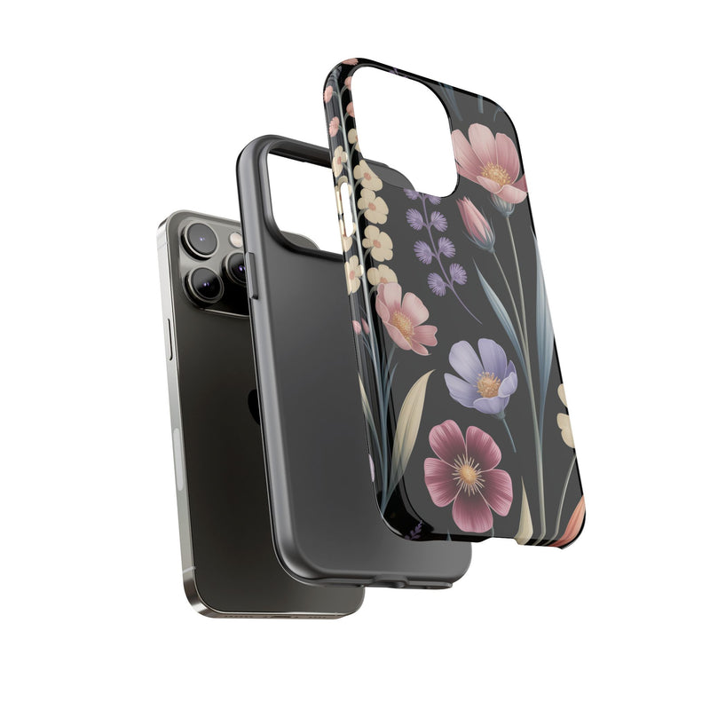 Floral Phone Case - Tough Cases with Elegant Botanical Design