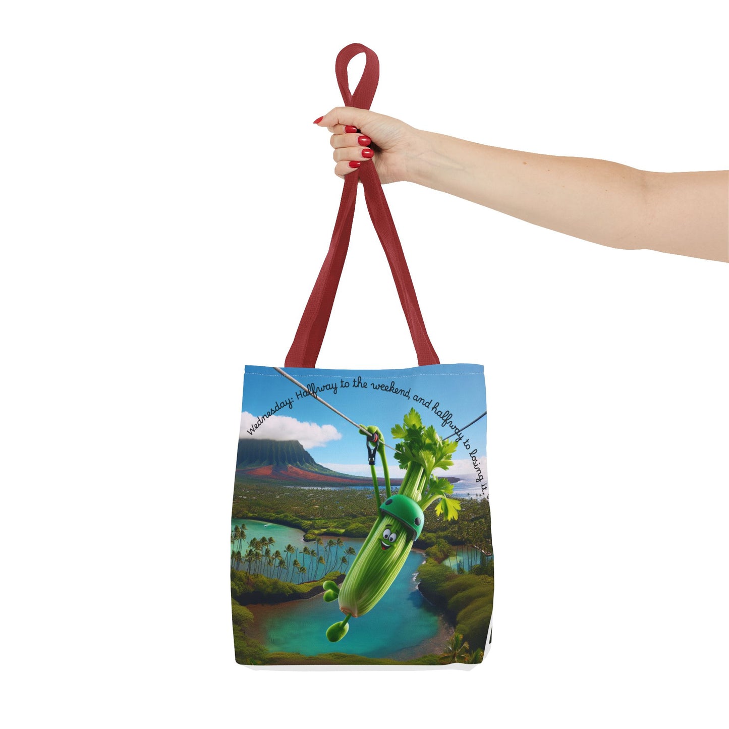 Whimsical Vegetable Tote Bag - Perfect for Weekend Adventures!