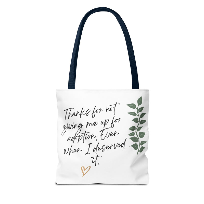 Heartfelt Quote Tote Bag - Perfect Gift for Loved Ones