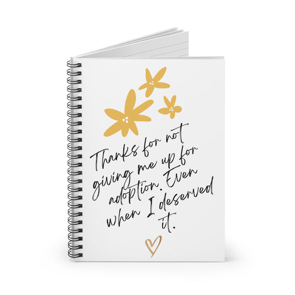 Inspirational Spiral Notebook for Gratitude and Reflection