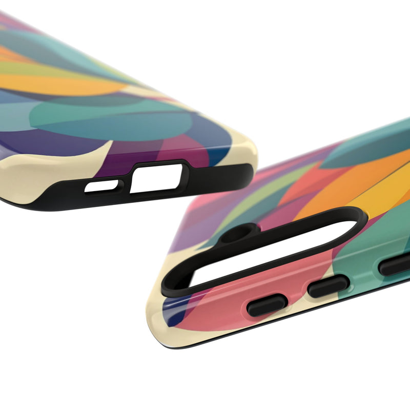 Colorful Leaf Phone Case, Tough TPU Cover, Eco-Friendly Design, Perfect Gift for Nature Lovers, Vibrant Floral Style