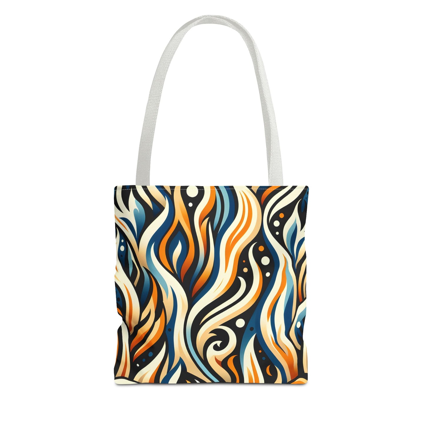 Vibrant Boho Tote Bag - Colorful AOP Design, Beach Essential, Everyday Carry, Gift Idea, Stylish and Functional