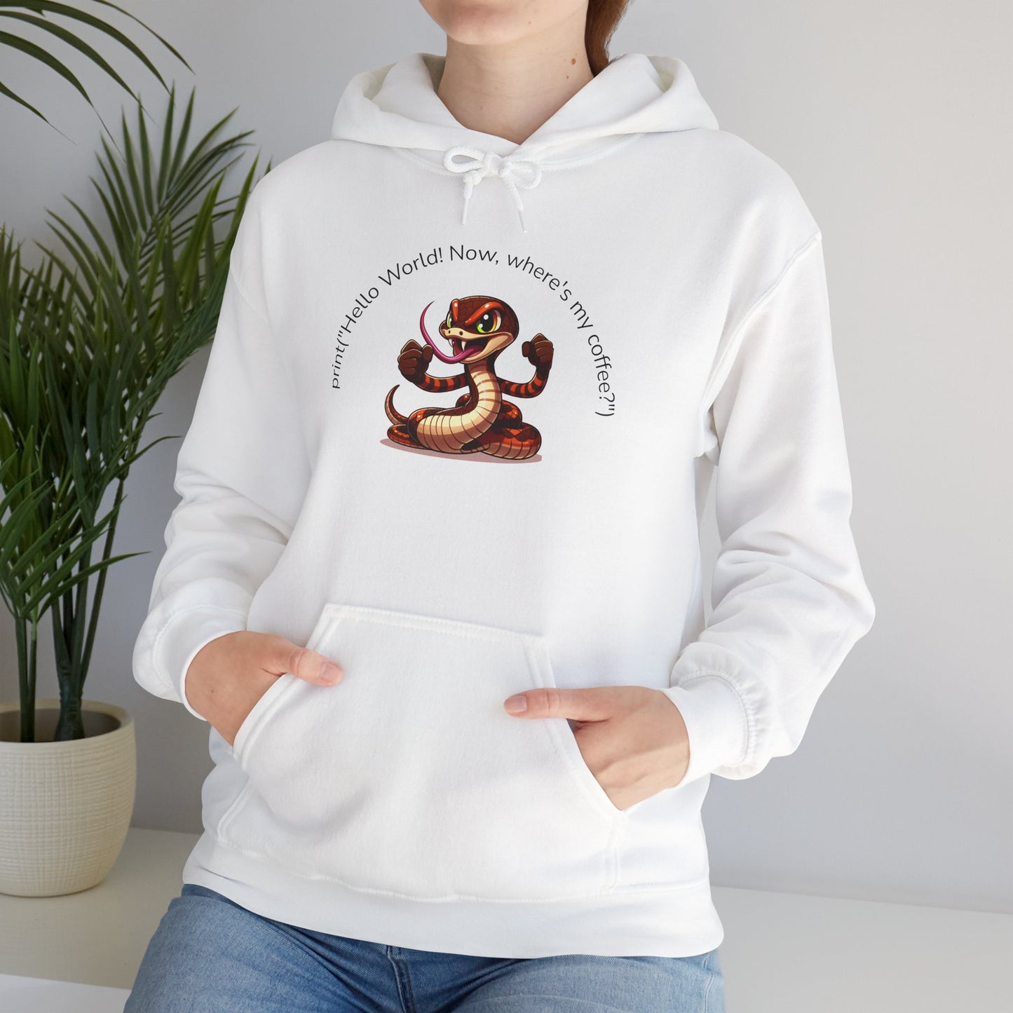 Python Programming Design Unisex Heavy Blend™ Hooded Sweatshirt | Comfortable and Stylish Giveaway, Gift, Everyday Wear, Unique Hoodie