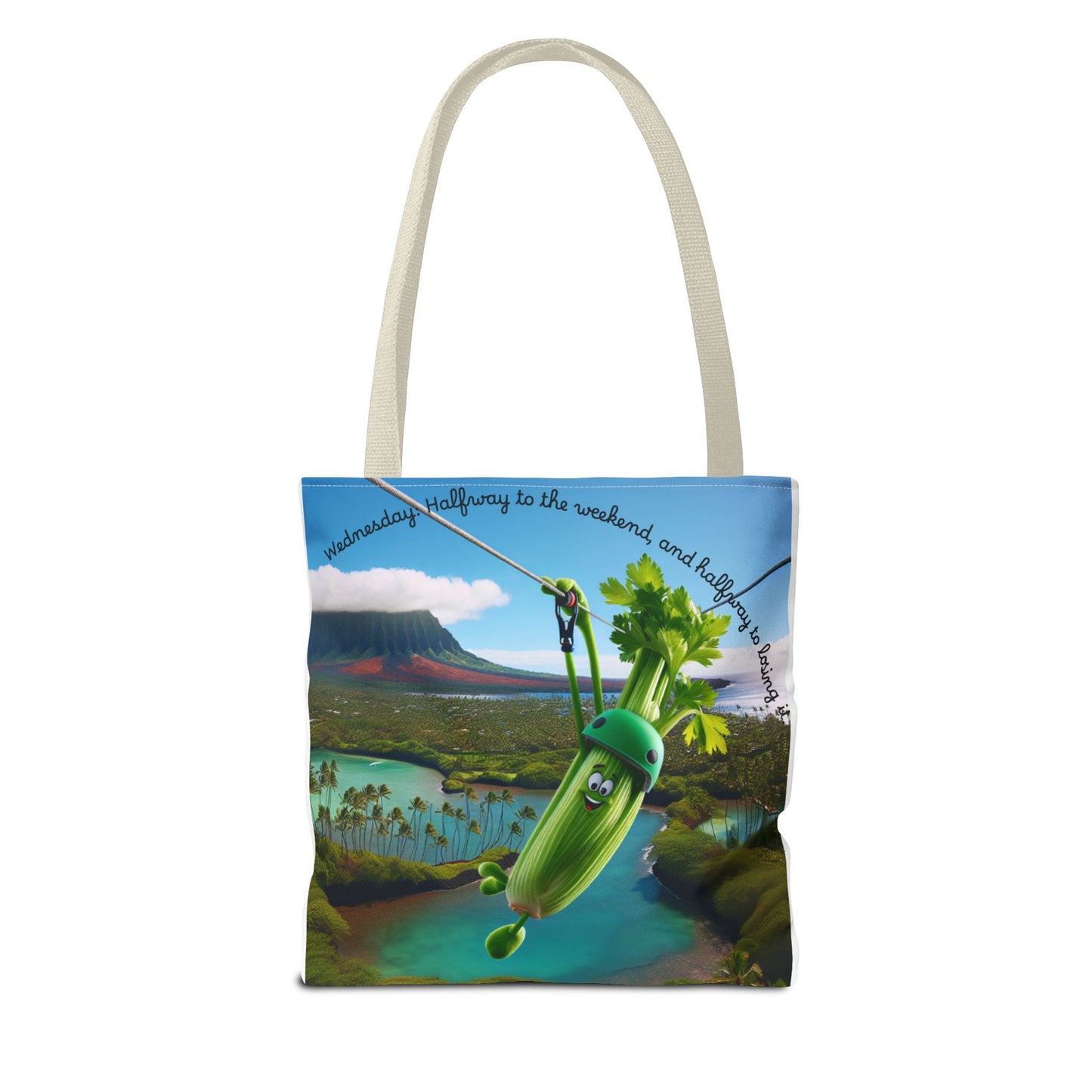 Whimsical Vegetable Tote Bag - Perfect for Weekend Adventures!