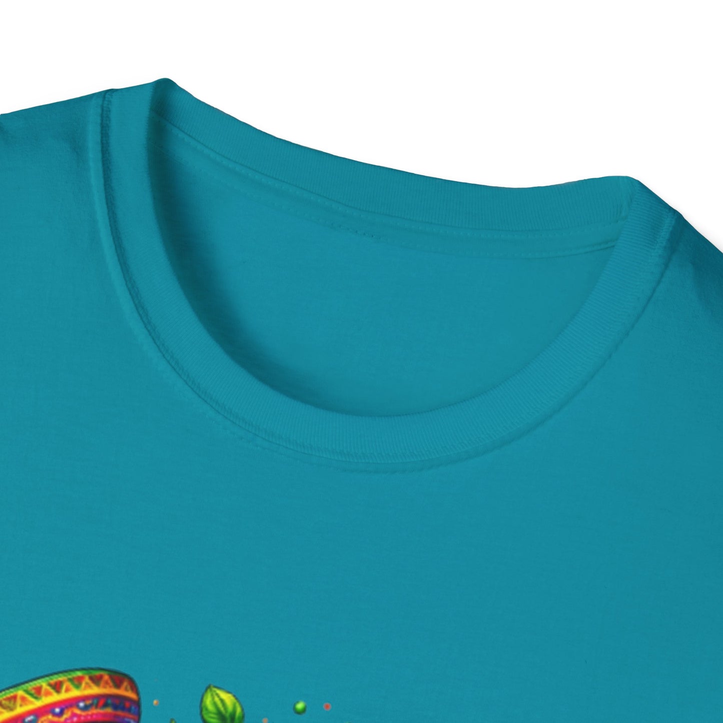 Fiesta Vibes Unisex Softstyle T-Shirt - Colorful Margarita Design
