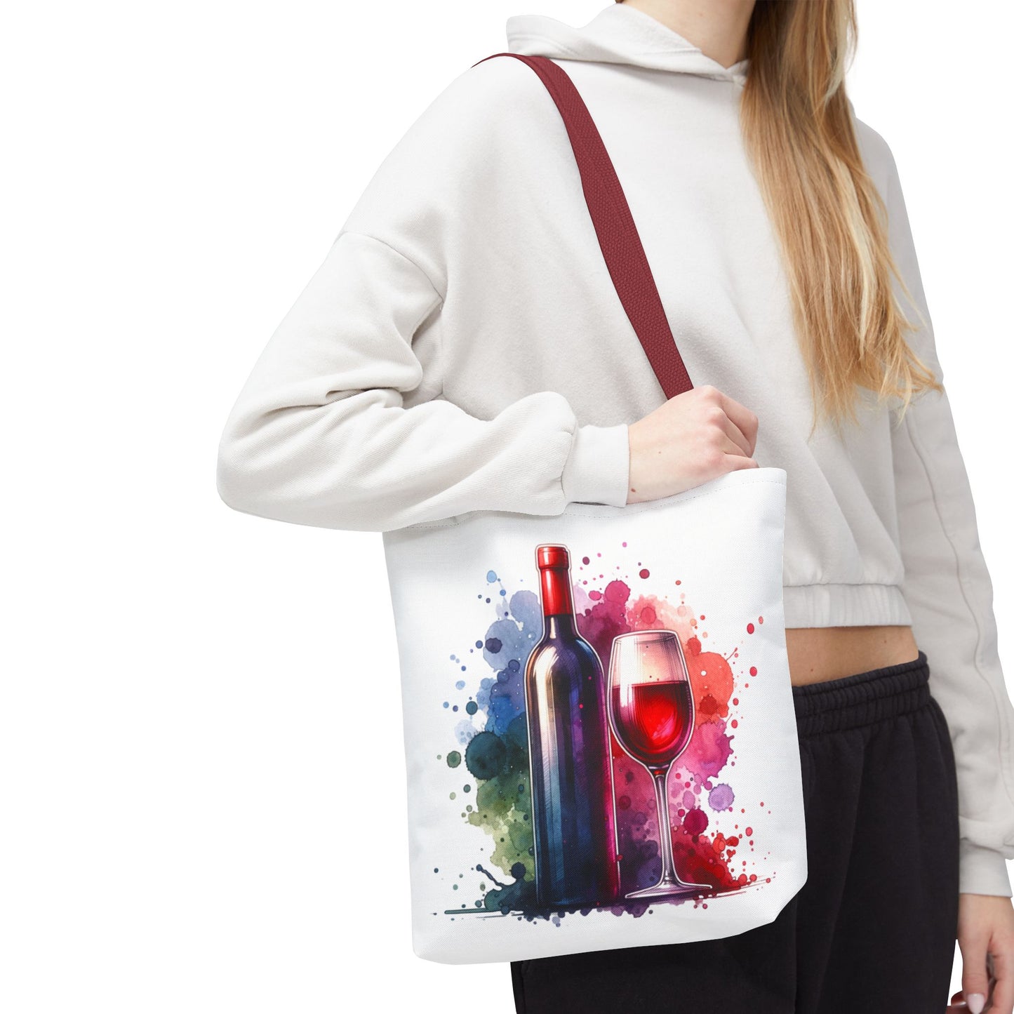Vibrant Wine Lover's Tote Bag - Perfect for Gifting and Everyday Use