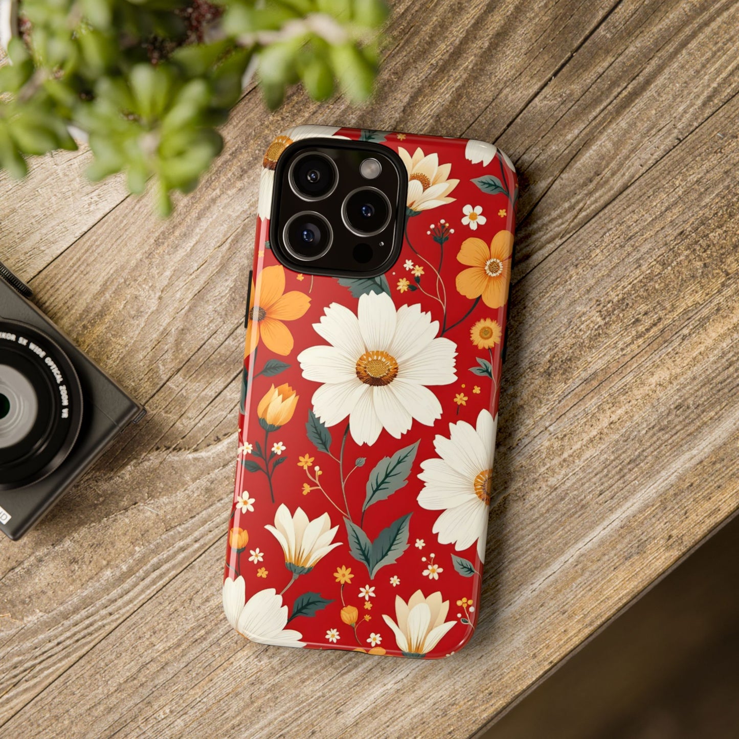 Floral Tough Phone Case | Durable Protection with Vibrant Flowers