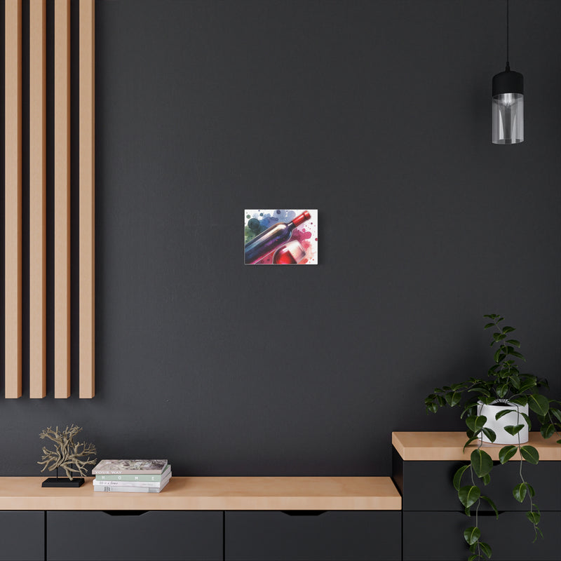 Wine Lover's Wall Art - Colorful Matte Canvas Print