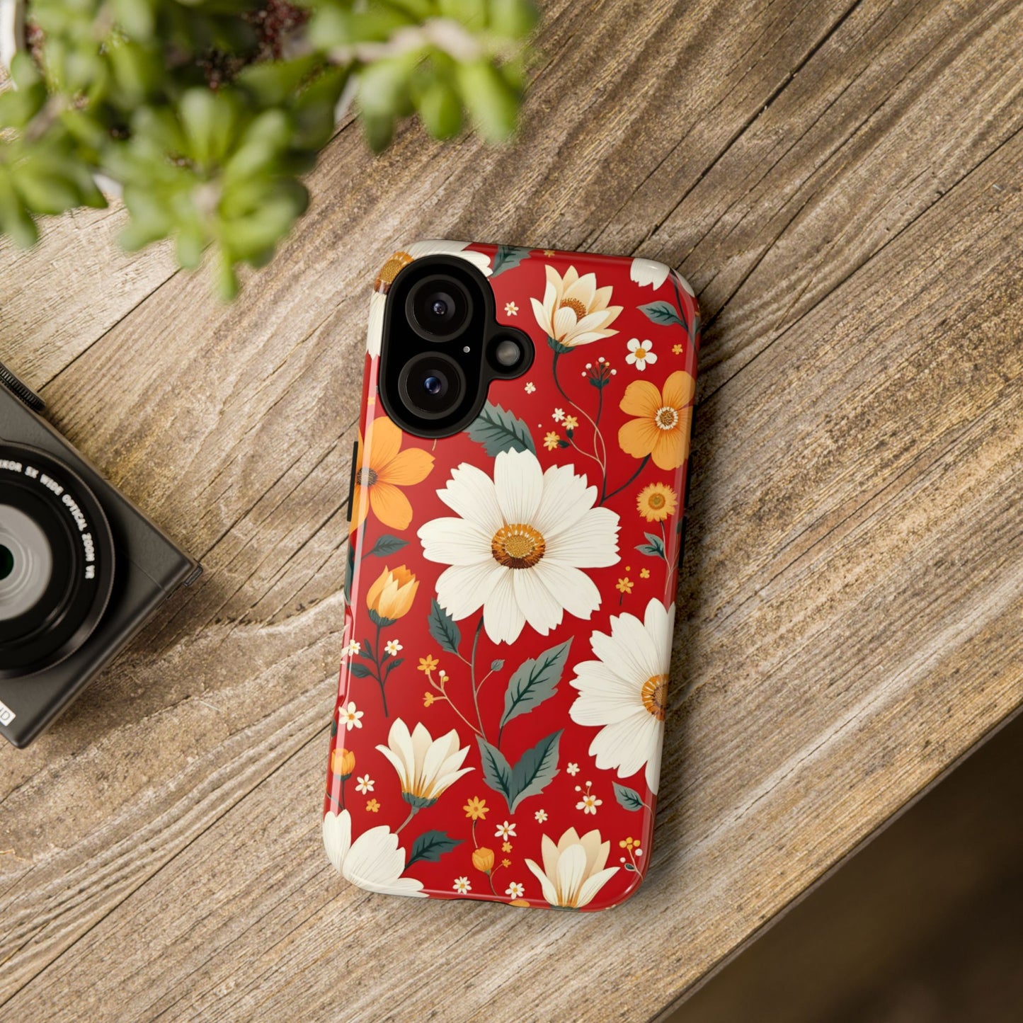 Floral Tough Phone Case | Durable Protection with Vibrant Flowers
