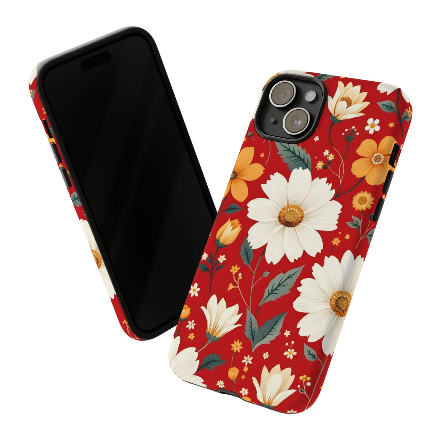 Floral Tough Phone Case | Durable Protection with Vibrant Flowers