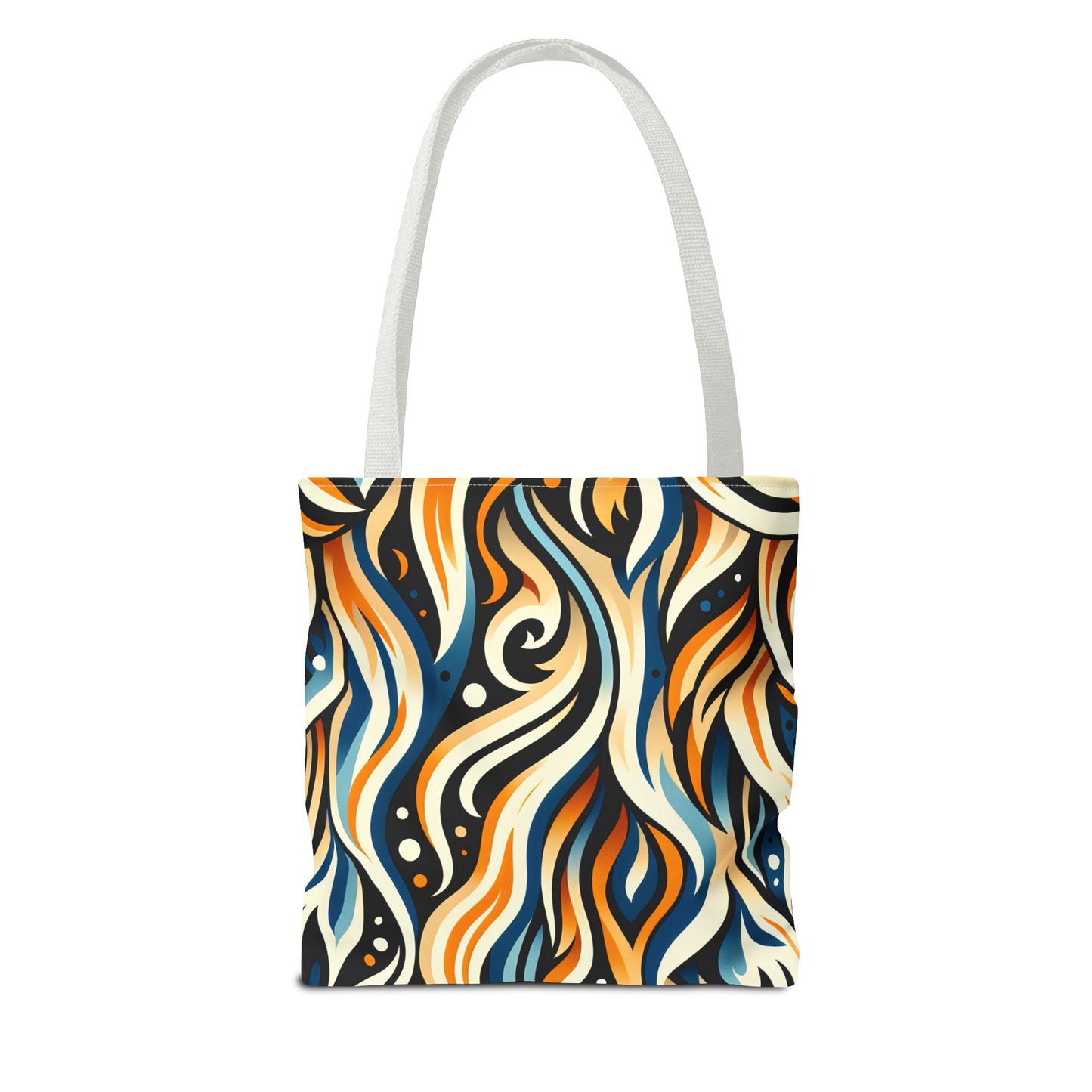 Vibrant Boho Tote Bag - Colorful AOP Design, Beach Essential, Everyday Carry, Gift Idea, Stylish and Functional