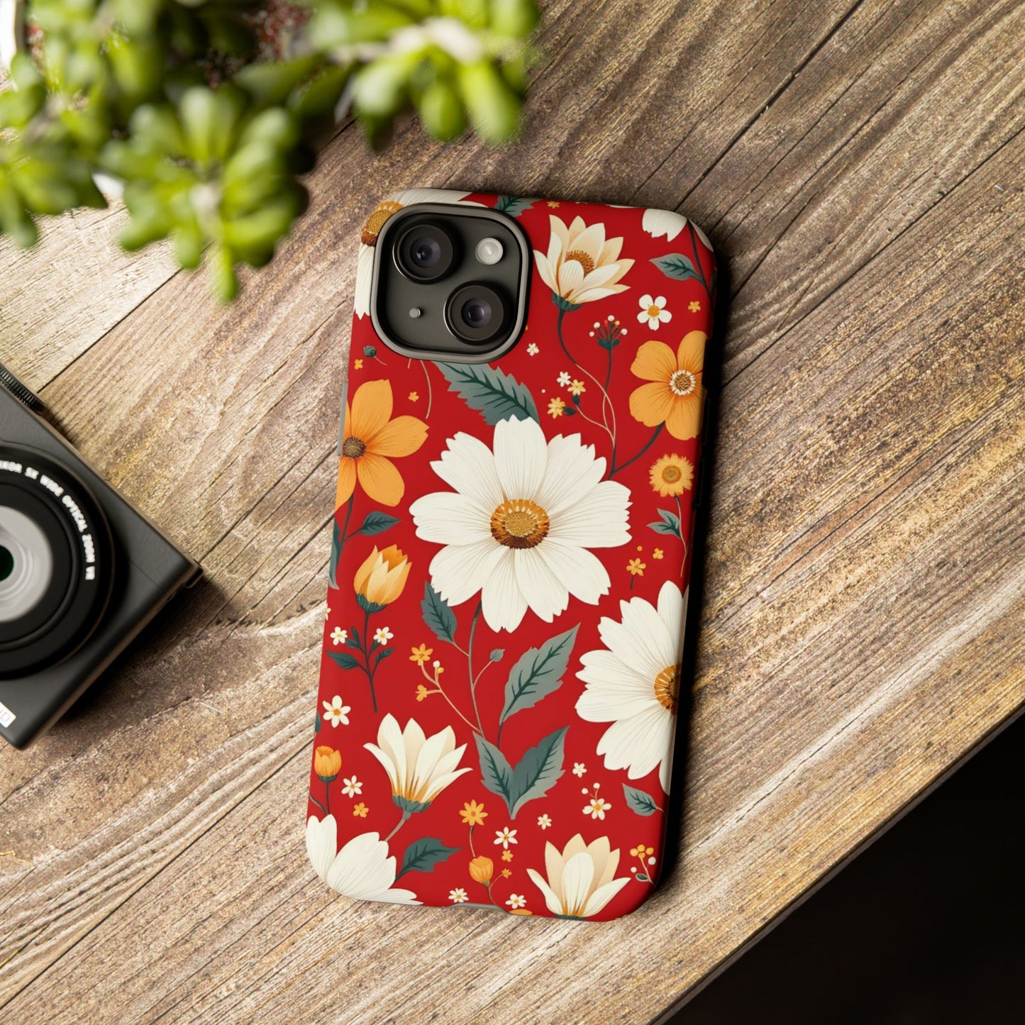 Floral Tough Phone Case | Durable Protection with Vibrant Flowers