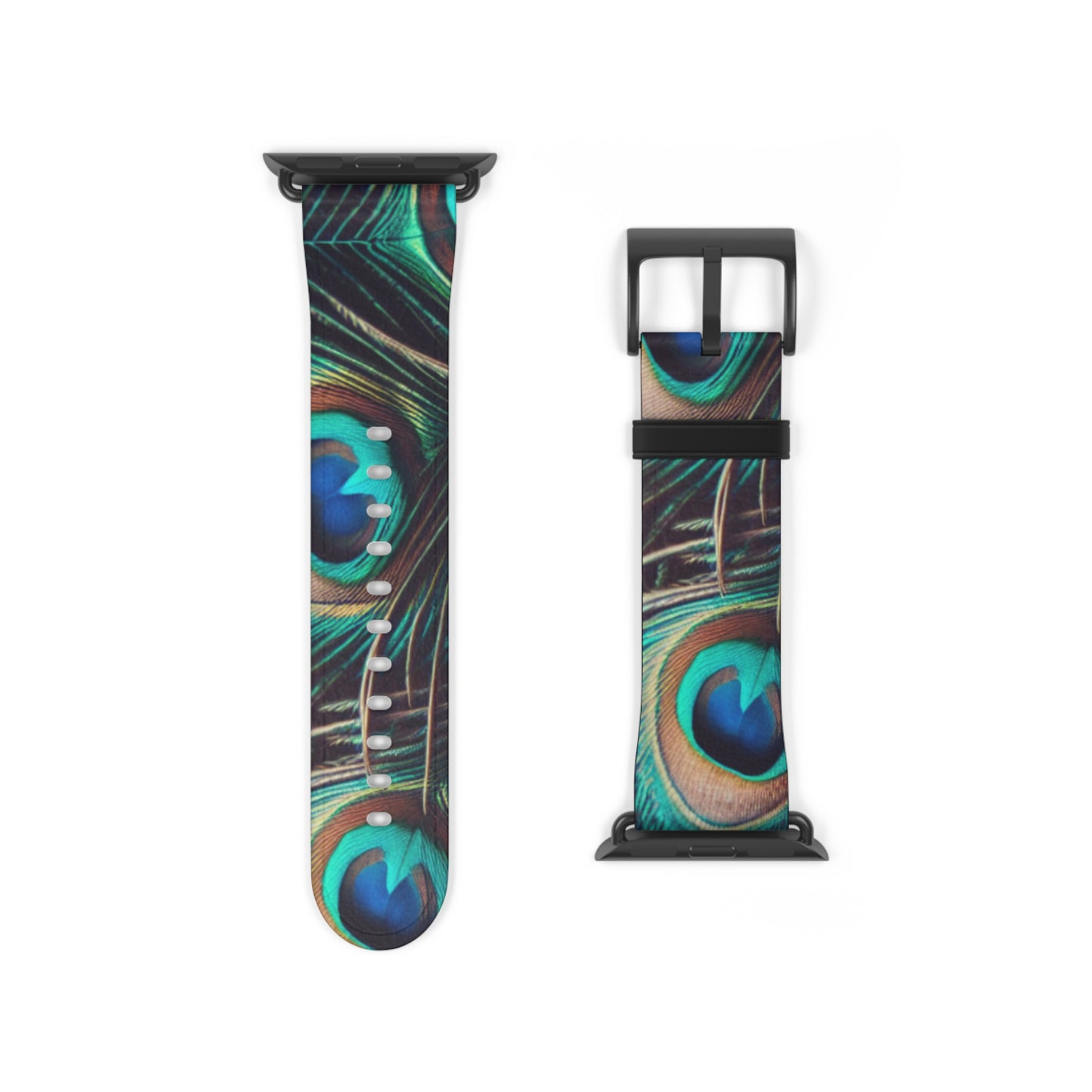 Peacock Feather Watch Band – Vibrant, Stylish Accessory for Nature Lovers