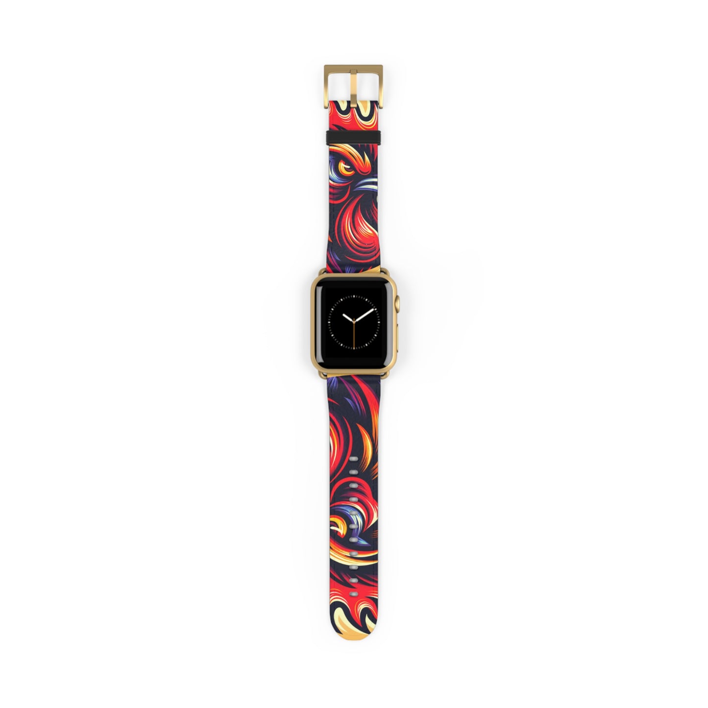 Vibrant Abstract Watch Band | Colorful Silicone Strap for Style and Comfort