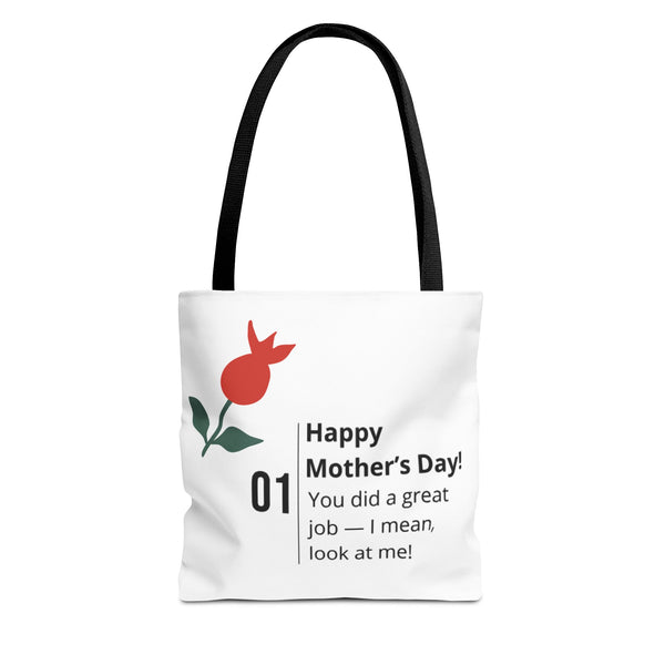 Happy Mother's Day Tote Bag - Fun and Spirited Gift for Moms
