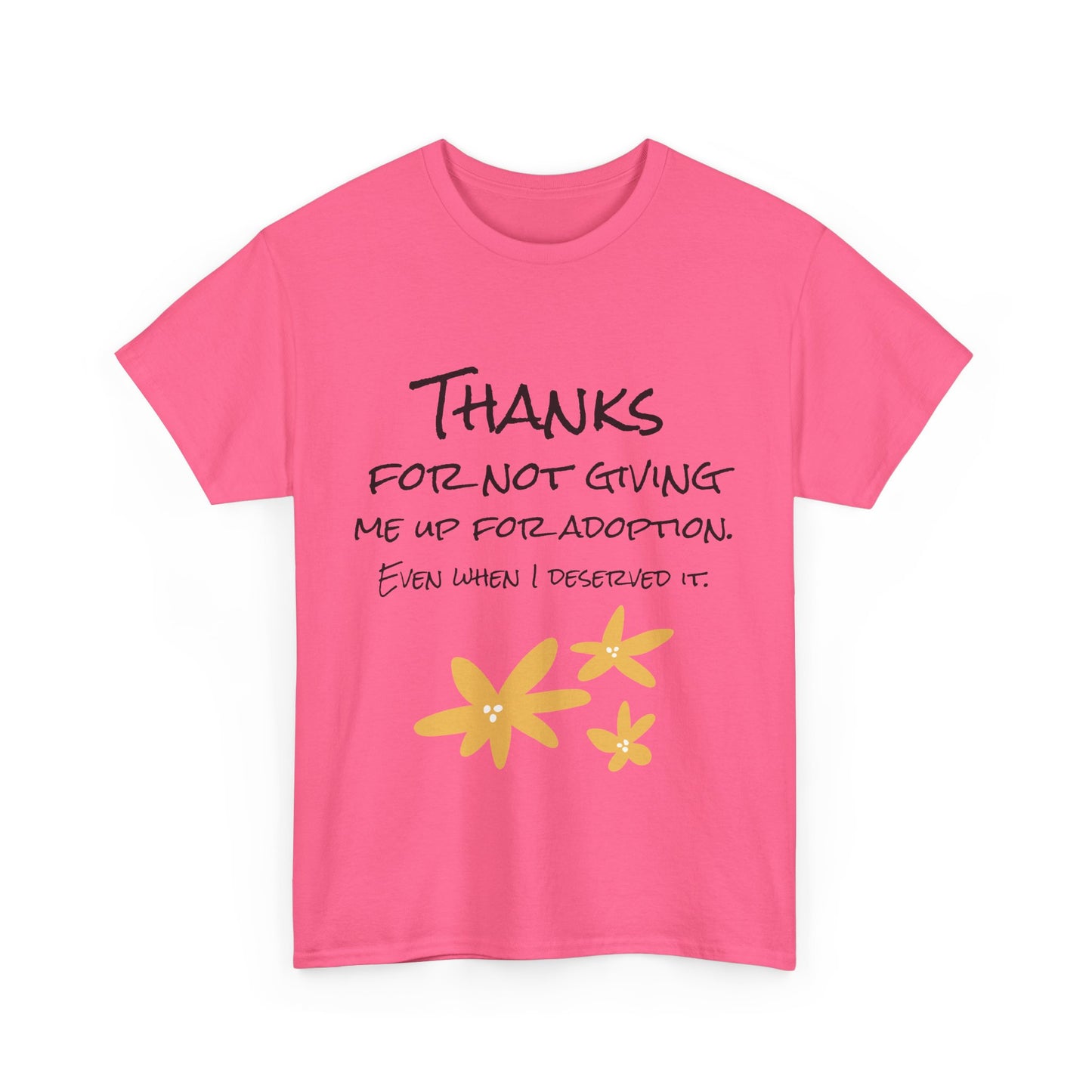 Thank You Unisex Heavy Cotton Tee - Perfect for Mother's Day!