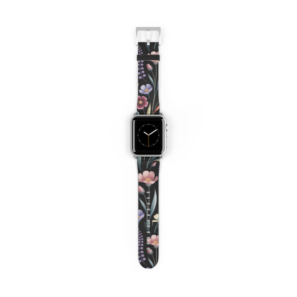 Floral Design Watch Band - Stylish Accessory for Garden Lovers