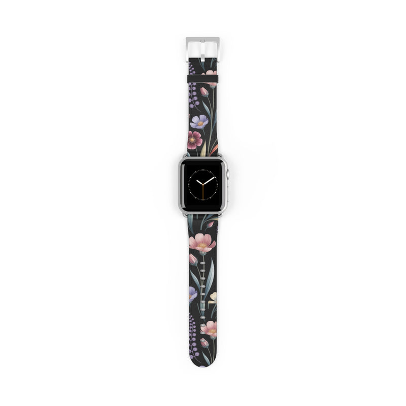 Floral Design Watch Band - Stylish Accessory for Garden Lovers