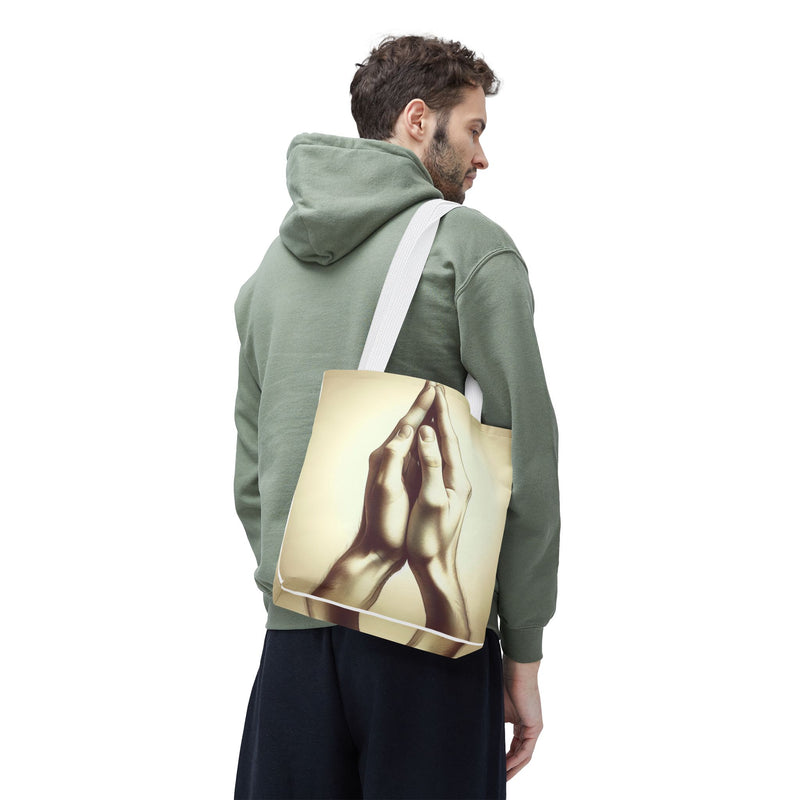 Mindful Hands Tote Bag - Elegant Design for Everyday Use