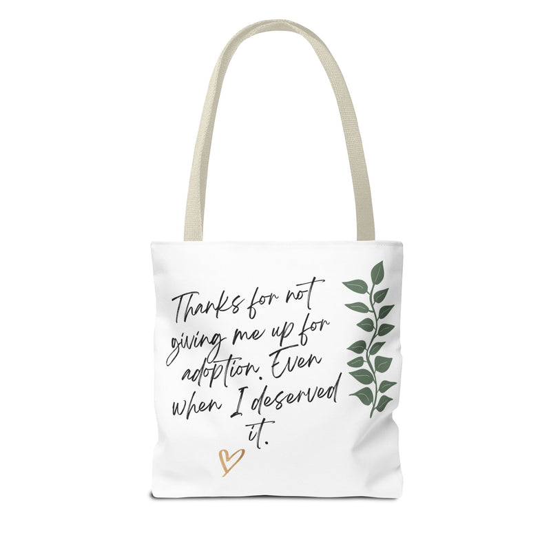 Heartfelt Quote Tote Bag - Perfect Gift for Loved Ones