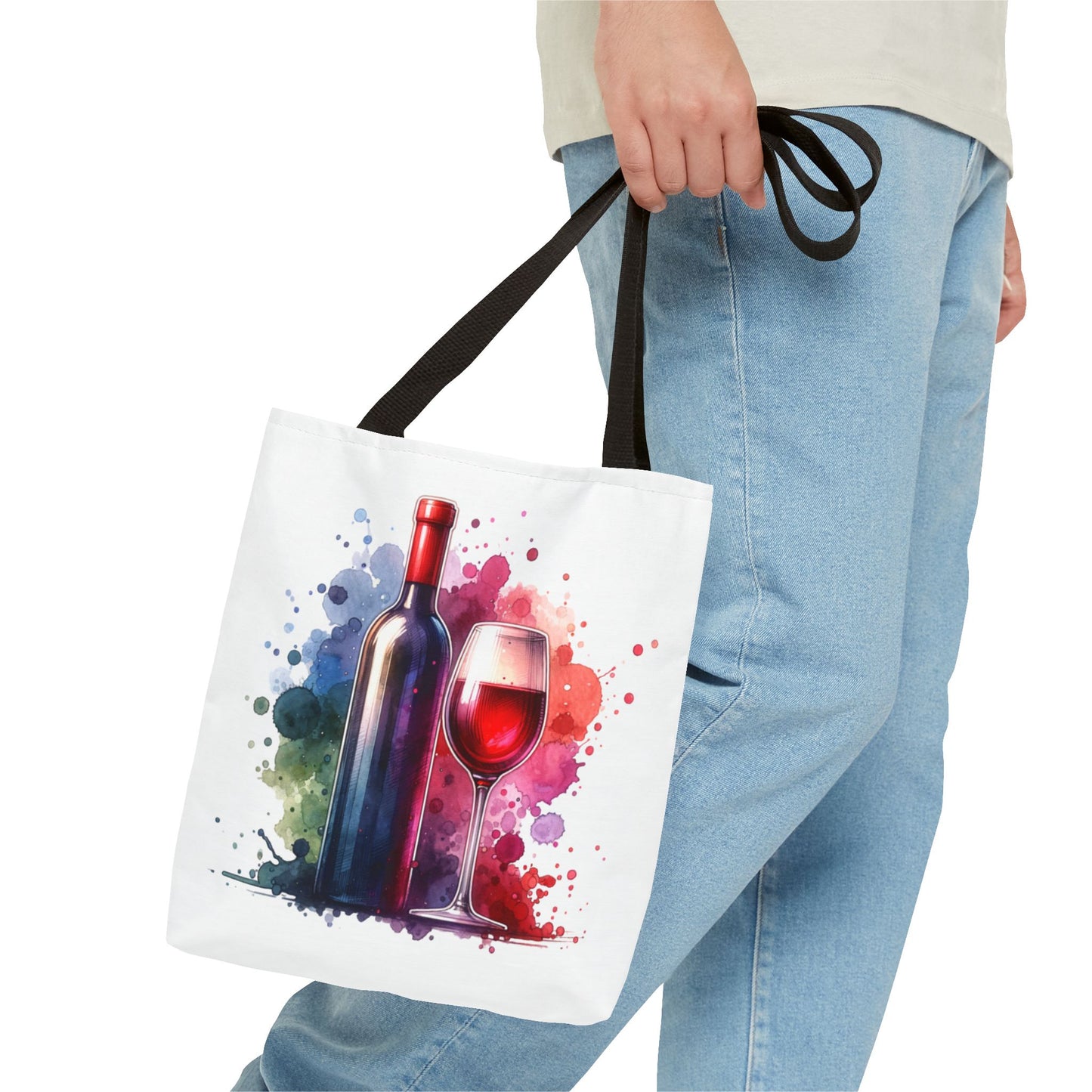 Vibrant Wine Lover's Tote Bag - Perfect for Gifting and Everyday Use
