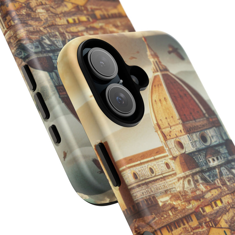 Florence Inspired Tough Phone Case - Italian Landscape Design