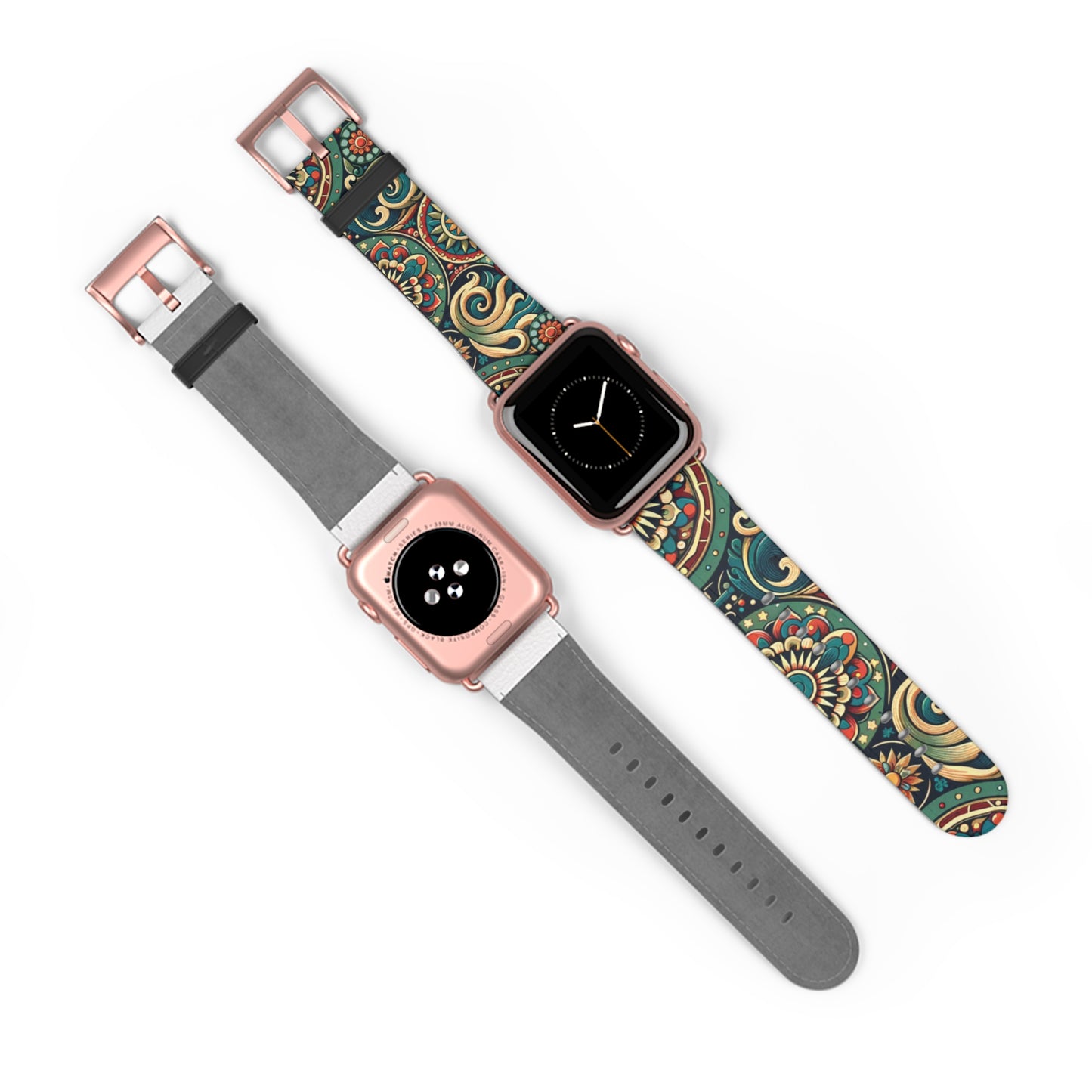 Bohemian Floral Watch Band - Stylish Accessory for Everyday Wear, Fitness Tracker, Gift for Her, Holiday Present, Unique Style