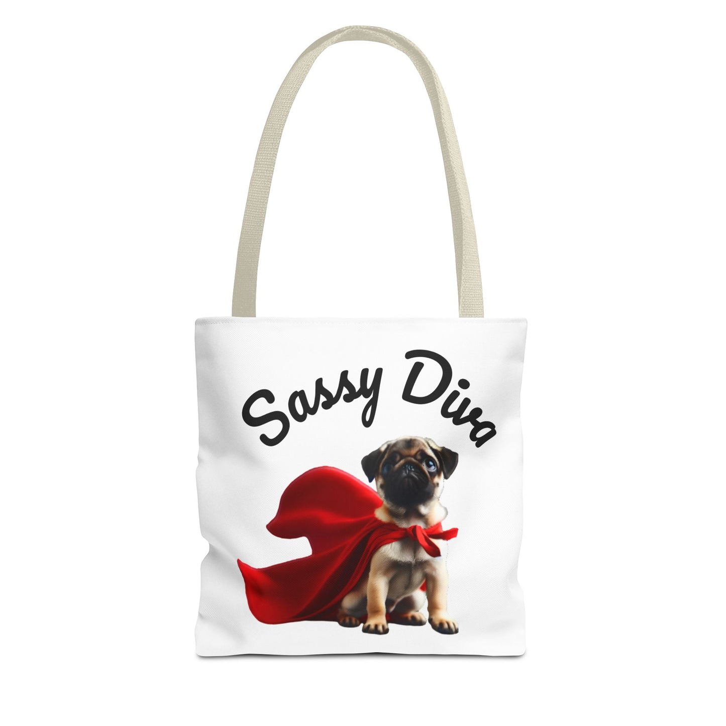 Sassy Diva Tote Bag, Stylish Eco-Friendly Bag, Pet Lover Gift, Dog Mom Accessory, Fun Shopping Bag, Animal Themed Purse